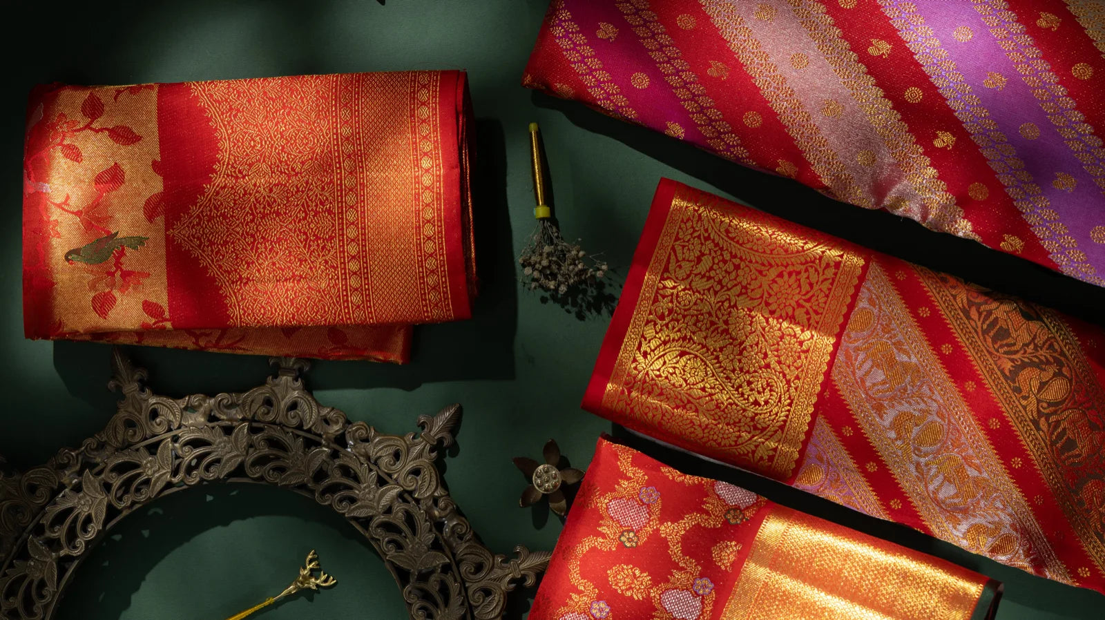 The Kanjivaram — woven to last three lifetimes.